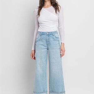 Mayah Cuffed Baggy Denim